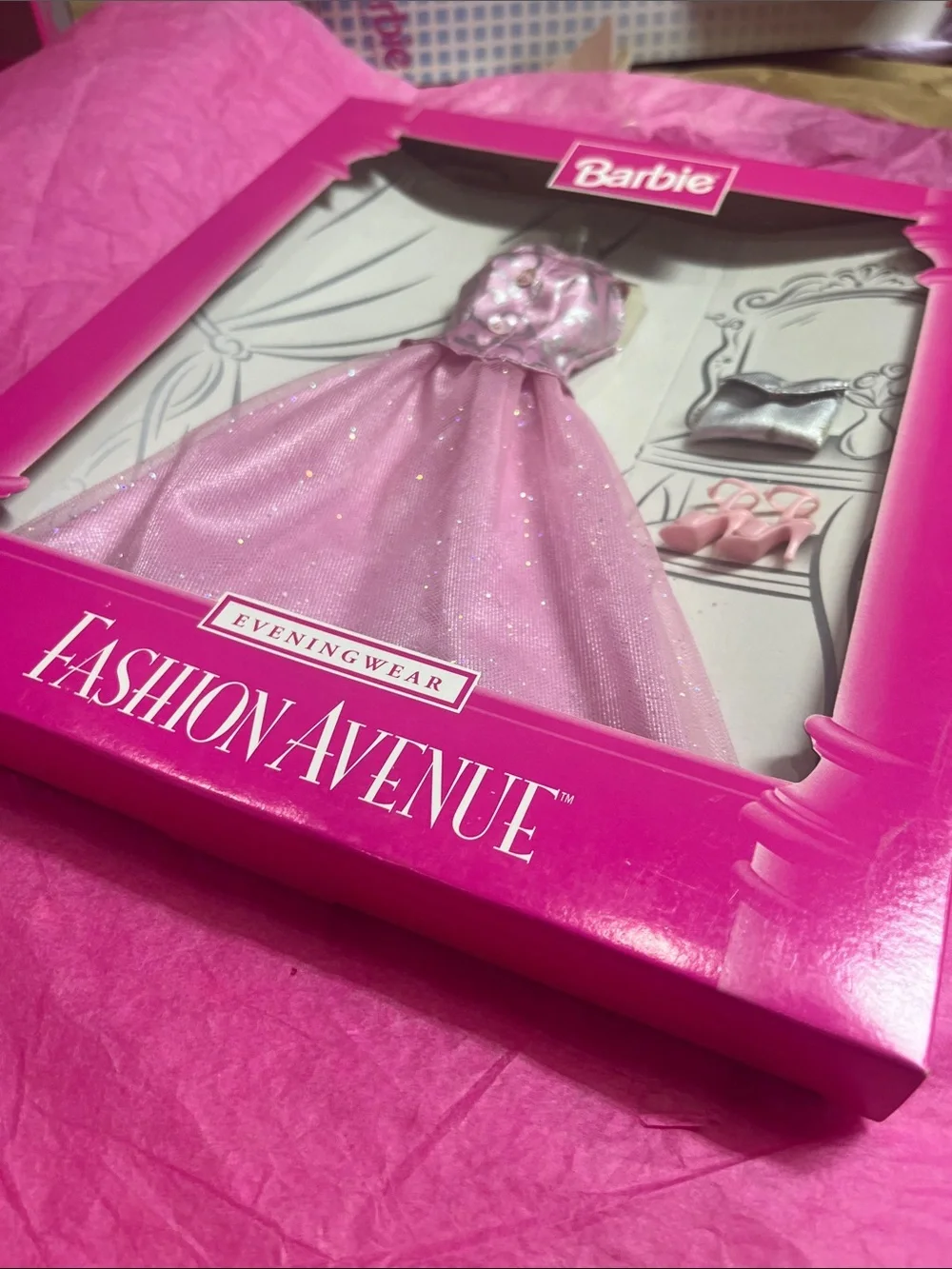 1998 Barbie Fashion Avenue Eveningwear outfit set (SKU 20635) NRFB